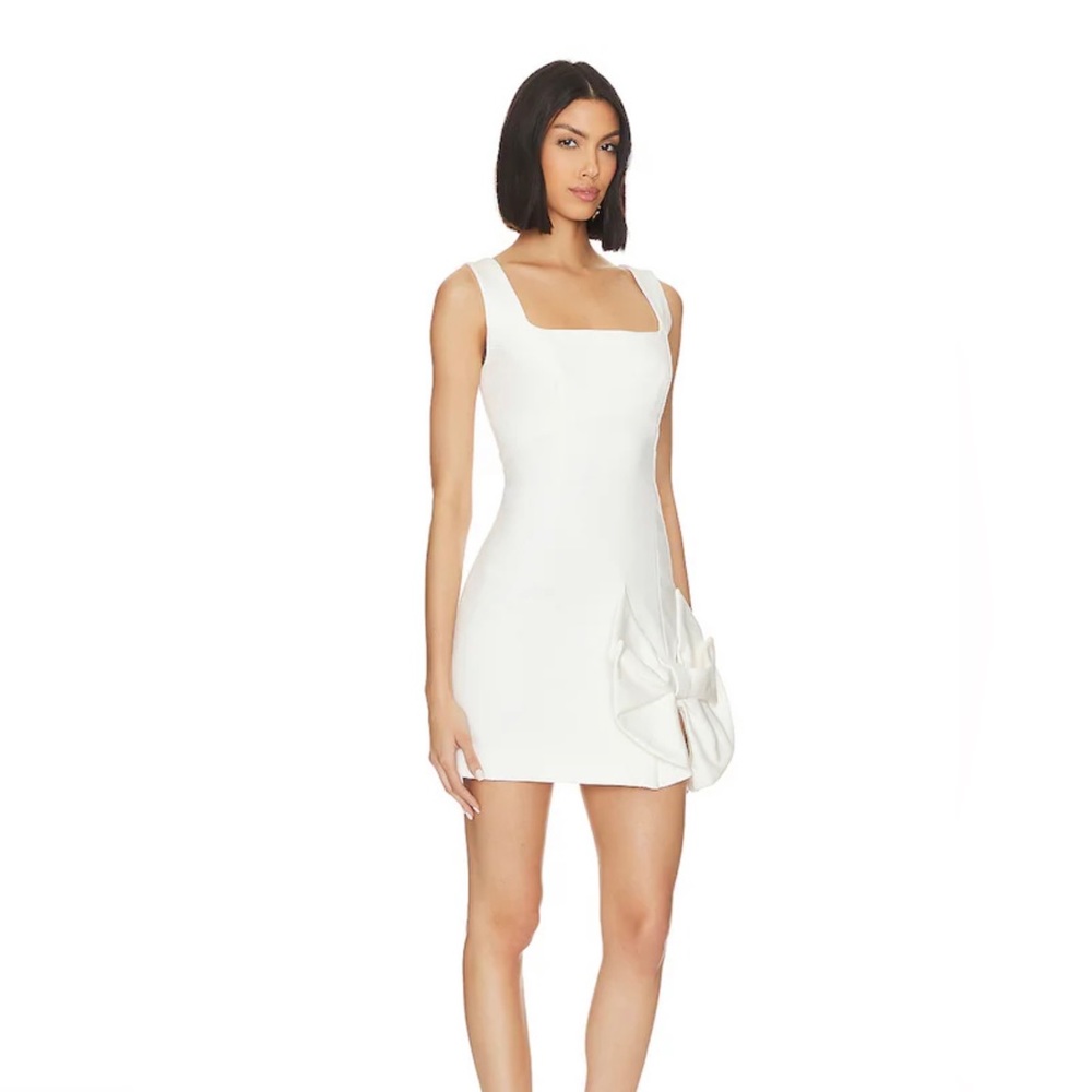 Elliatt Rays Mini Dress, Ivory, Size XS